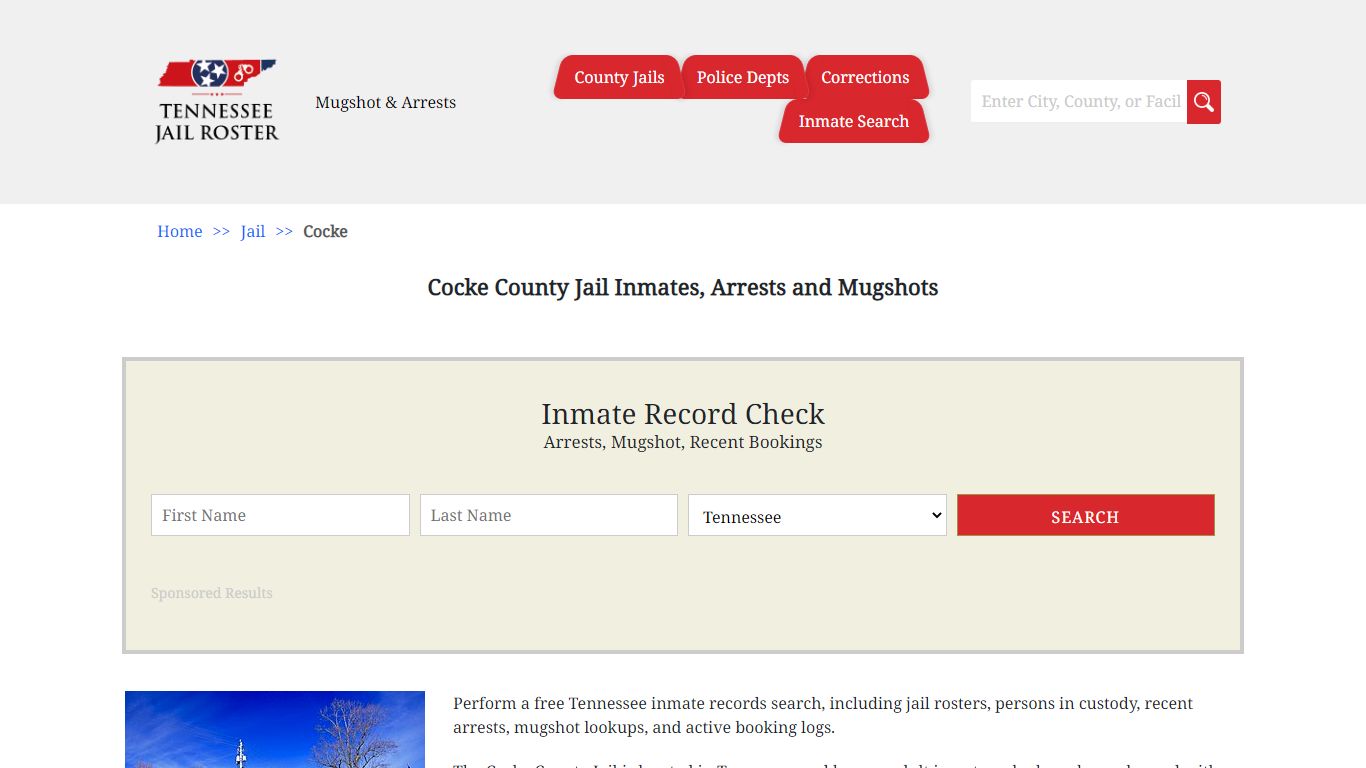 Cocke County Jail Inmates, Arrests and Mugshots